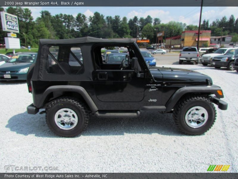 Black / Agate 2000 Jeep Wrangler Sport 4x4