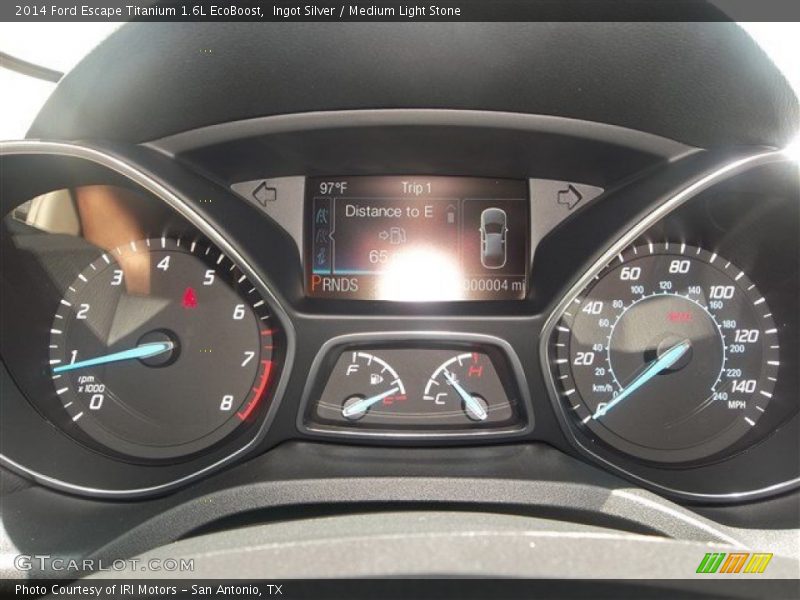 Ingot Silver / Medium Light Stone 2014 Ford Escape Titanium 1.6L EcoBoost