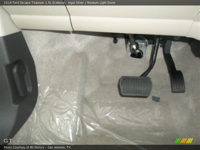 Ingot Silver / Medium Light Stone 2014 Ford Escape Titanium 1.6L EcoBoost