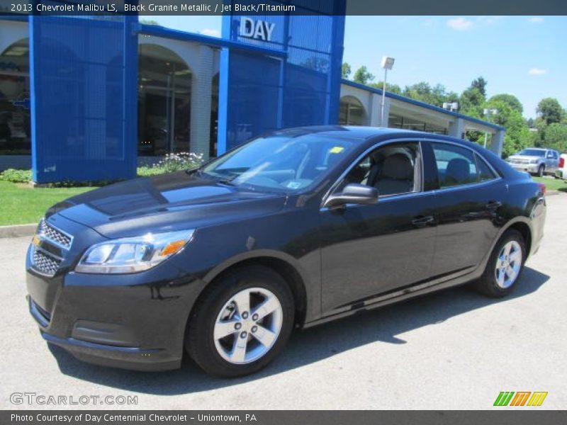 Black Granite Metallic / Jet Black/Titanium 2013 Chevrolet Malibu LS