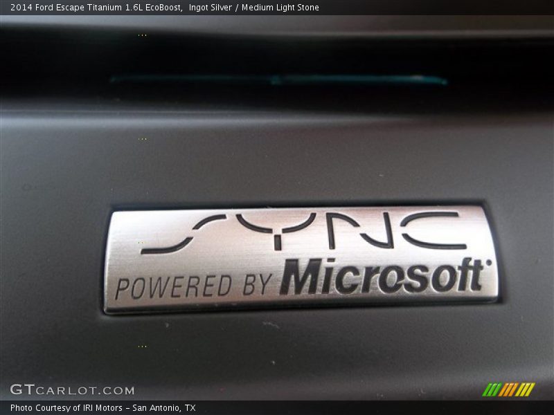 Ingot Silver / Medium Light Stone 2014 Ford Escape Titanium 1.6L EcoBoost