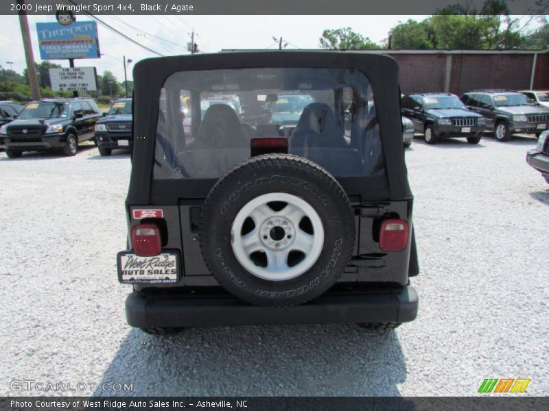 Black / Agate 2000 Jeep Wrangler Sport 4x4