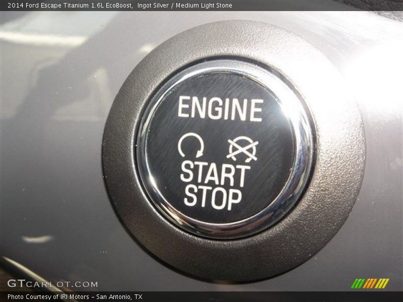 Ingot Silver / Medium Light Stone 2014 Ford Escape Titanium 1.6L EcoBoost