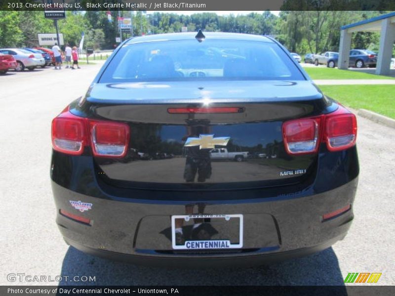 Black Granite Metallic / Jet Black/Titanium 2013 Chevrolet Malibu LS