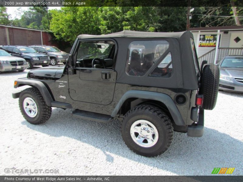 Black / Agate 2000 Jeep Wrangler Sport 4x4