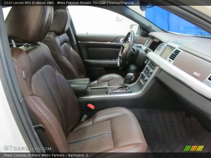 Front Seat of 2010 MKS EcoBoost AWD