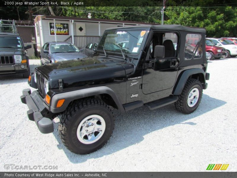 Black / Agate 2000 Jeep Wrangler Sport 4x4