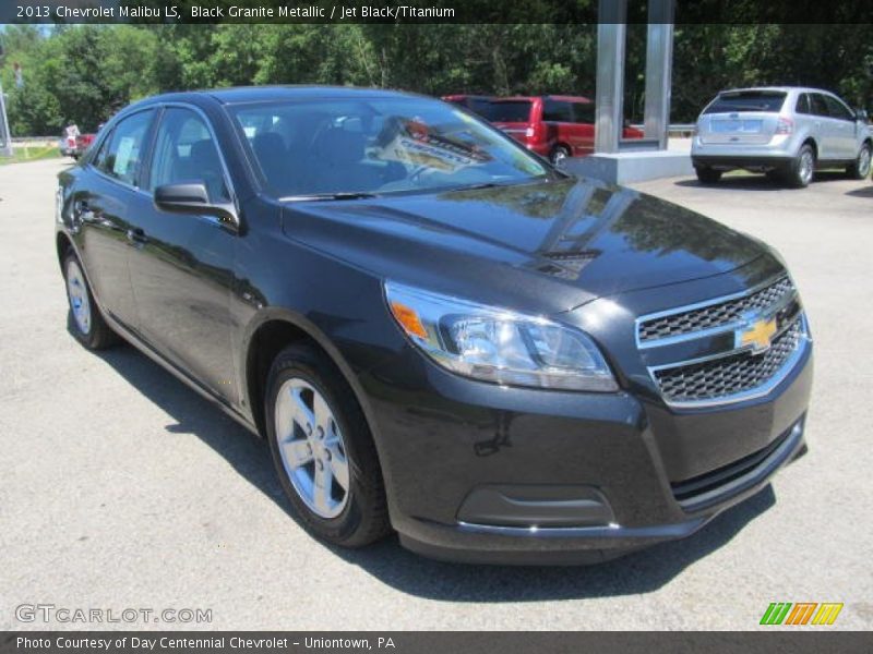 Black Granite Metallic / Jet Black/Titanium 2013 Chevrolet Malibu LS