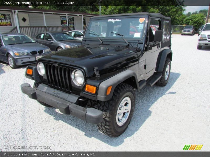 Black / Agate 2000 Jeep Wrangler Sport 4x4