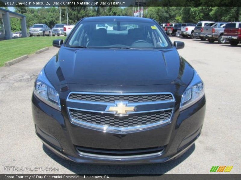 Black Granite Metallic / Jet Black/Titanium 2013 Chevrolet Malibu LS