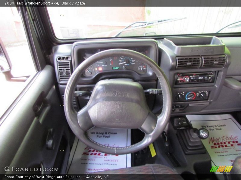 Black / Agate 2000 Jeep Wrangler Sport 4x4