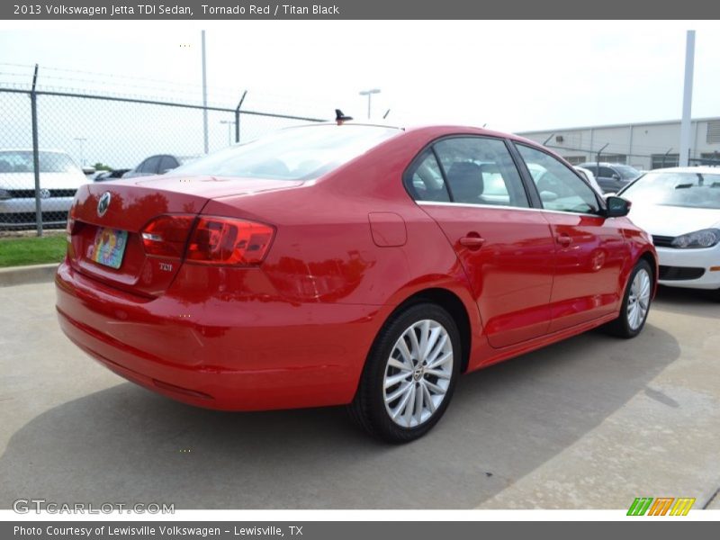 Tornado Red / Titan Black 2013 Volkswagen Jetta TDI Sedan