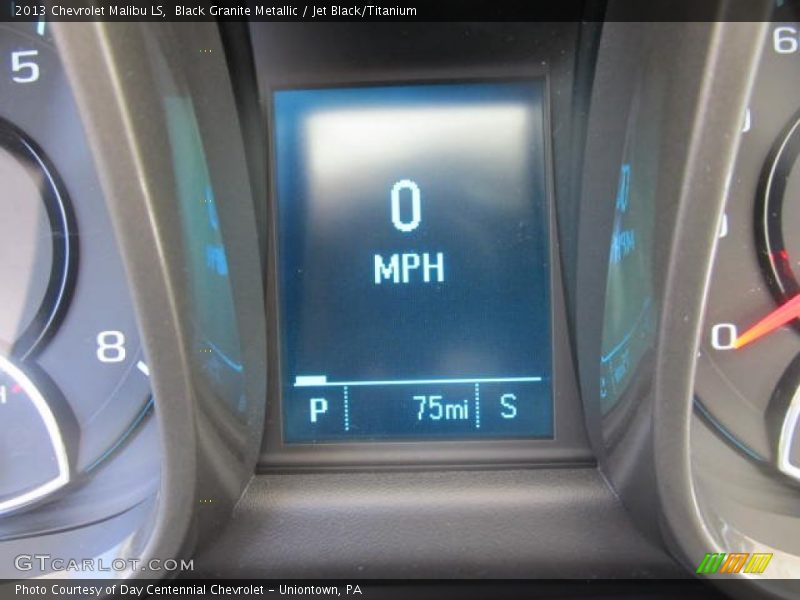 Black Granite Metallic / Jet Black/Titanium 2013 Chevrolet Malibu LS