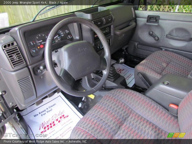 Black / Agate 2000 Jeep Wrangler Sport 4x4