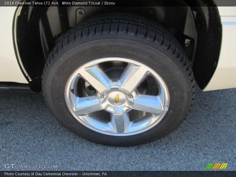 White Diamond Tricoat / Ebony 2014 Chevrolet Tahoe LTZ 4x4