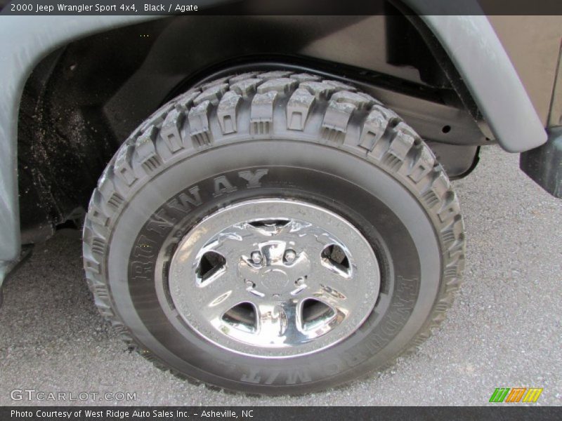 Black / Agate 2000 Jeep Wrangler Sport 4x4