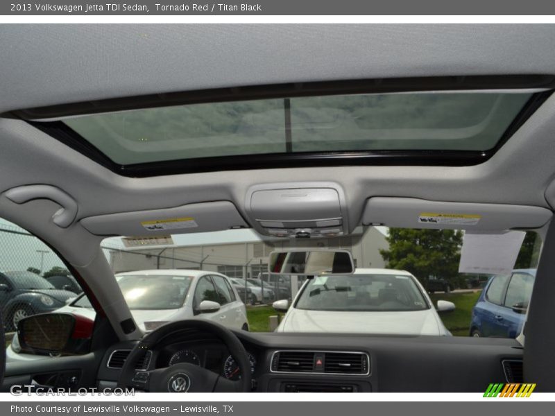 Tornado Red / Titan Black 2013 Volkswagen Jetta TDI Sedan
