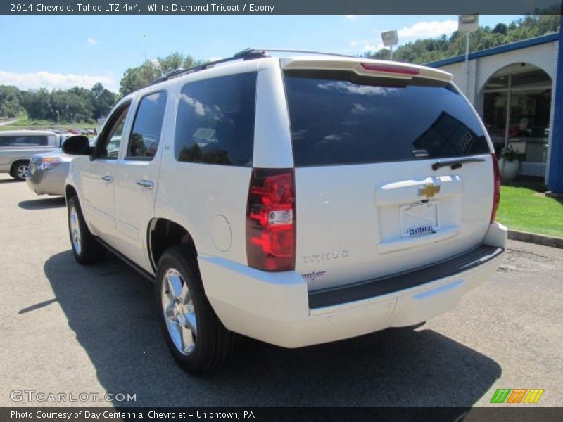 White Diamond Tricoat / Ebony 2014 Chevrolet Tahoe LTZ 4x4