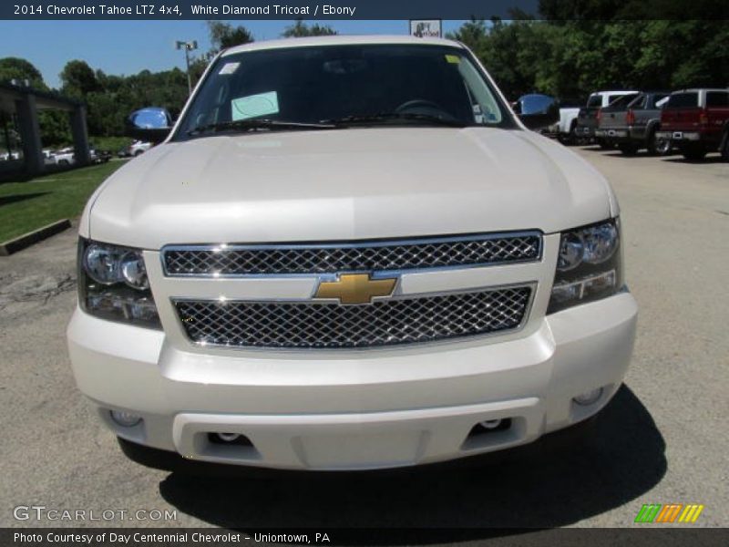 White Diamond Tricoat / Ebony 2014 Chevrolet Tahoe LTZ 4x4