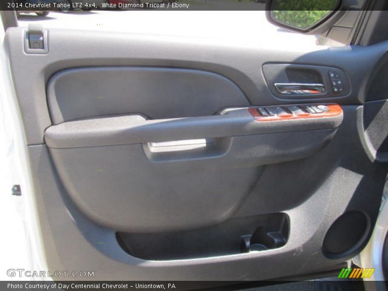 White Diamond Tricoat / Ebony 2014 Chevrolet Tahoe LTZ 4x4