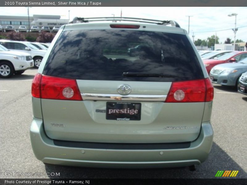 Silver Pine Mica / Taupe 2010 Toyota Sienna Limited
