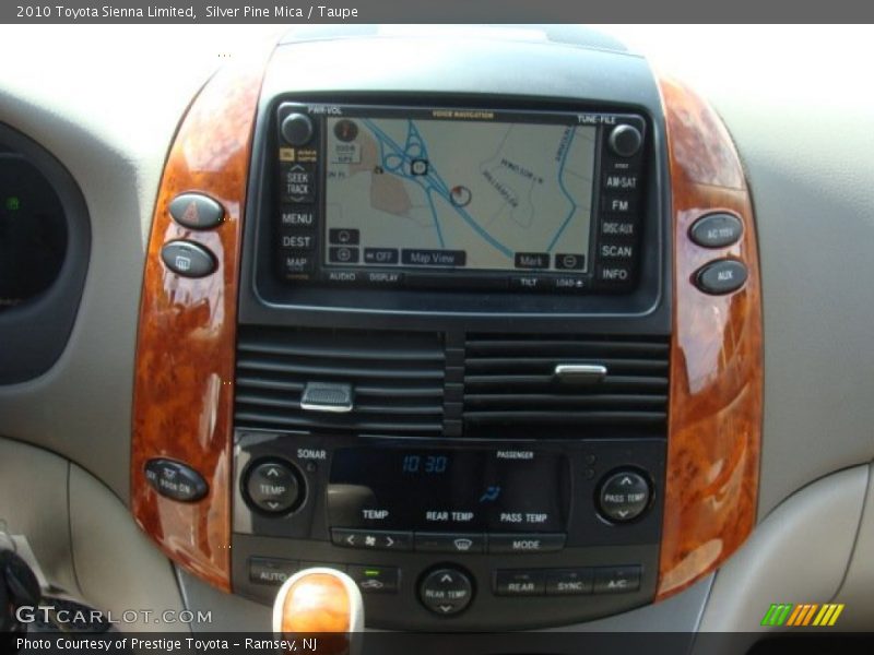 Silver Pine Mica / Taupe 2010 Toyota Sienna Limited