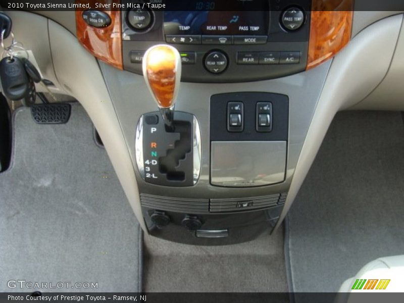 Silver Pine Mica / Taupe 2010 Toyota Sienna Limited