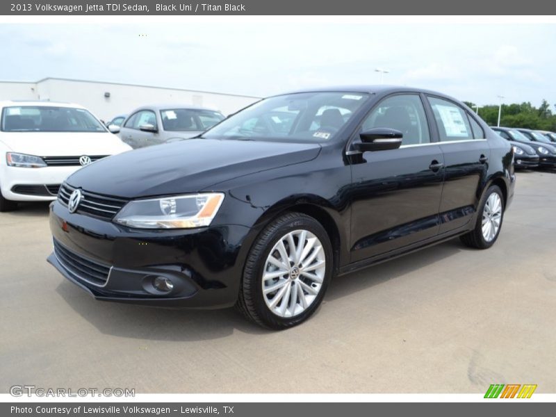 Black Uni / Titan Black 2013 Volkswagen Jetta TDI Sedan