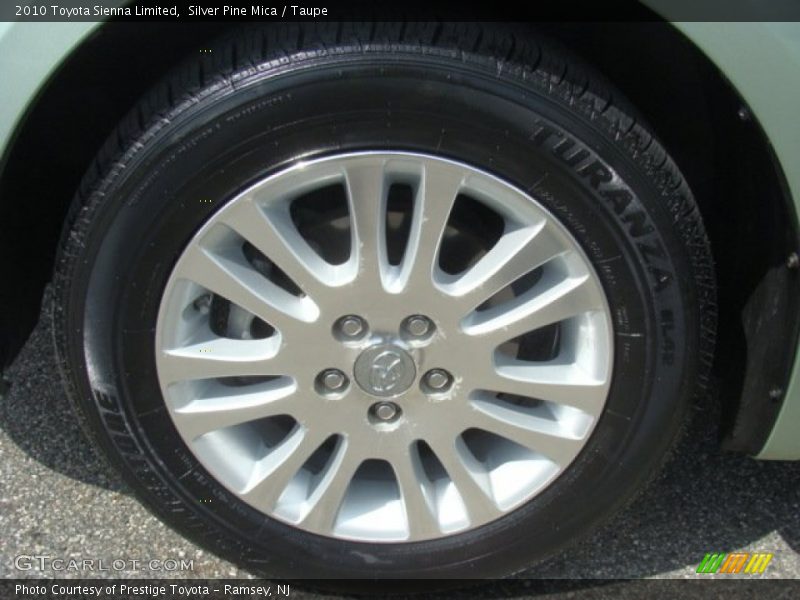Silver Pine Mica / Taupe 2010 Toyota Sienna Limited