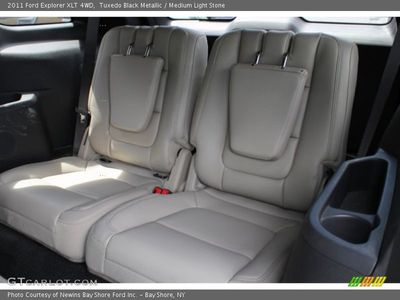 Tuxedo Black Metallic / Medium Light Stone 2011 Ford Explorer XLT 4WD