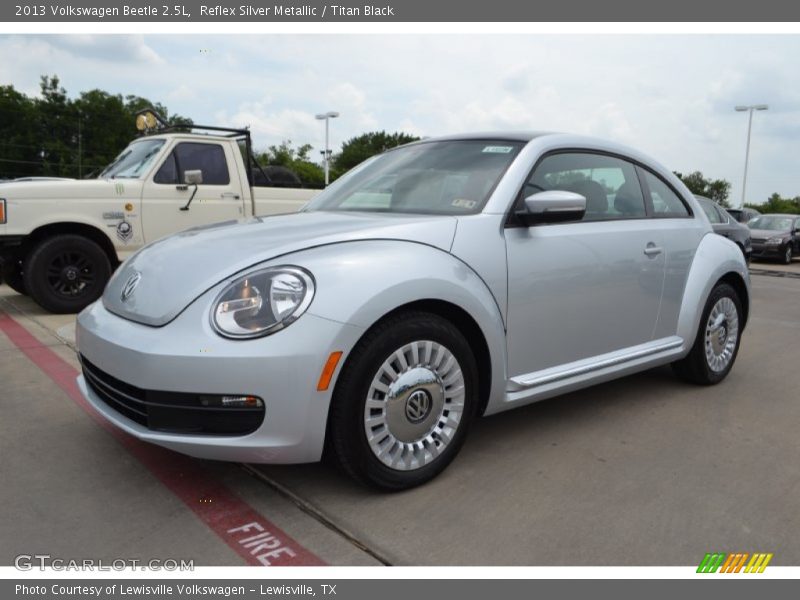 Reflex Silver Metallic / Titan Black 2013 Volkswagen Beetle 2.5L