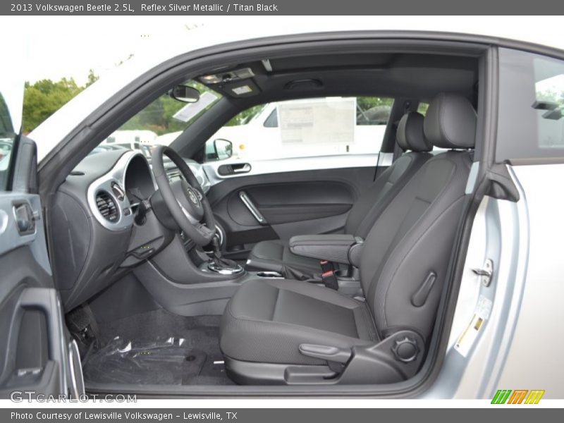 Reflex Silver Metallic / Titan Black 2013 Volkswagen Beetle 2.5L