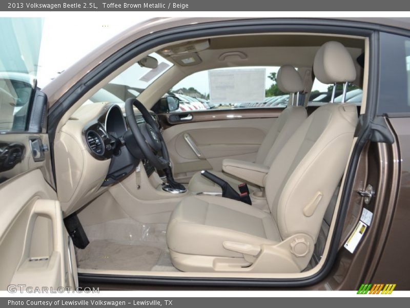 Toffee Brown Metallic / Beige 2013 Volkswagen Beetle 2.5L