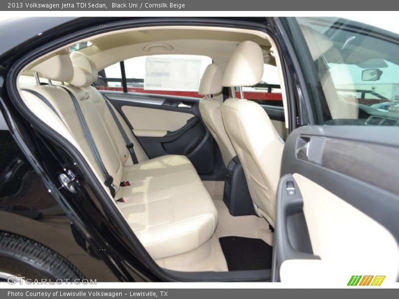 Black Uni / Cornsilk Beige 2013 Volkswagen Jetta TDI Sedan