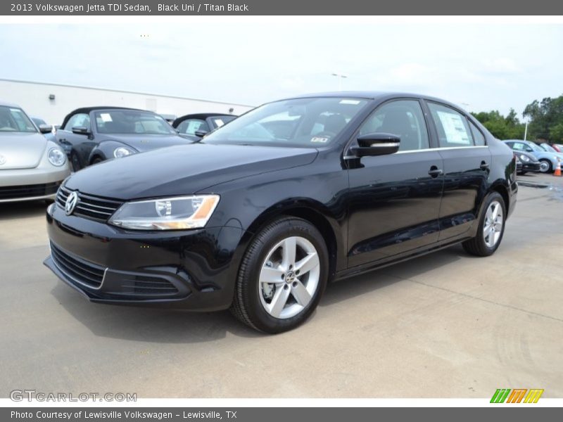 Black Uni / Titan Black 2013 Volkswagen Jetta TDI Sedan