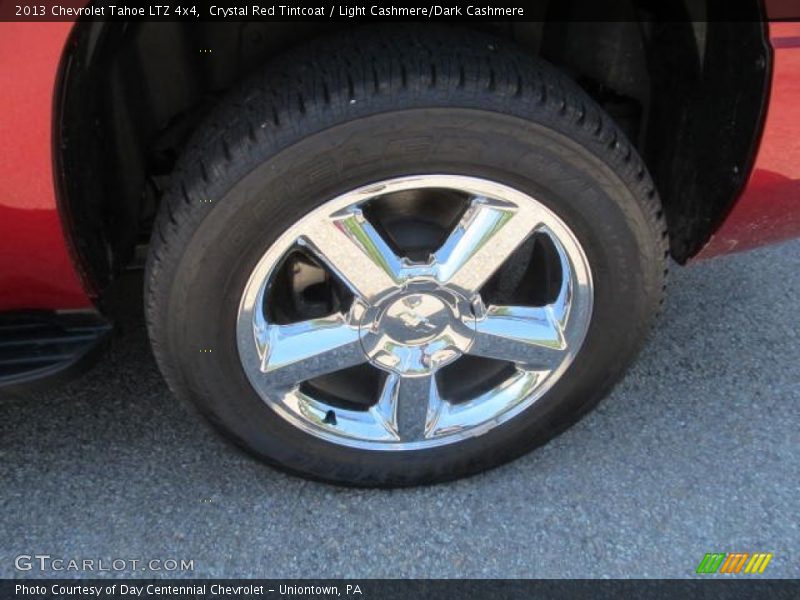 Crystal Red Tintcoat / Light Cashmere/Dark Cashmere 2013 Chevrolet Tahoe LTZ 4x4
