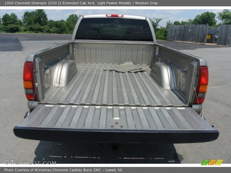 Light Pewter Metallic / Medium Gray 1999 Chevrolet Silverado 1500 LS Extended Cab 4x4