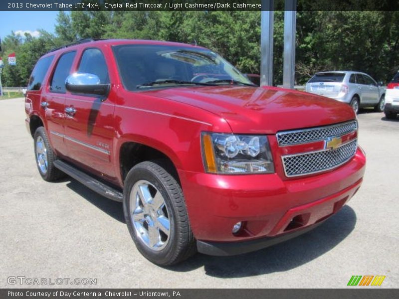 Crystal Red Tintcoat / Light Cashmere/Dark Cashmere 2013 Chevrolet Tahoe LTZ 4x4