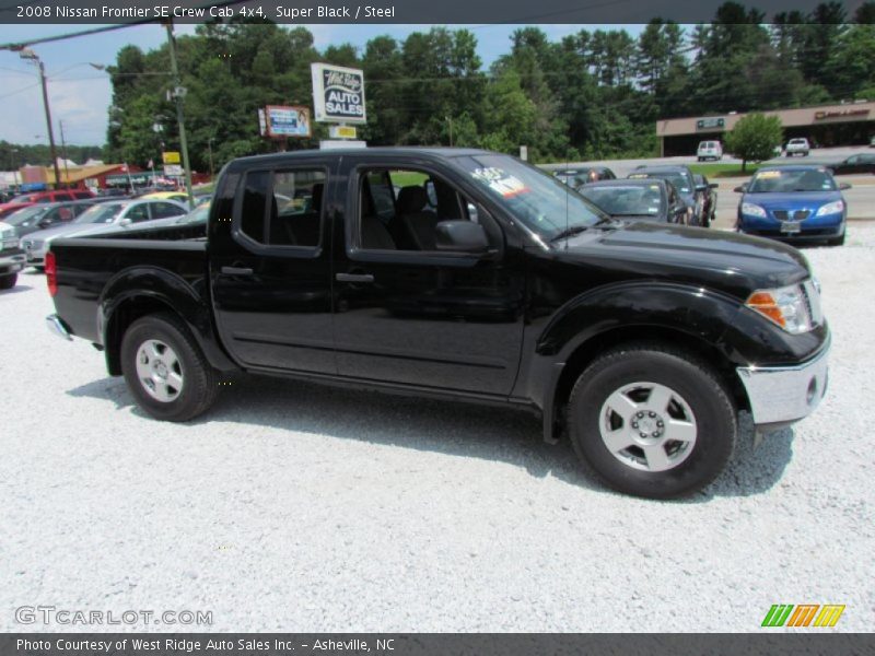 Super Black / Steel 2008 Nissan Frontier SE Crew Cab 4x4