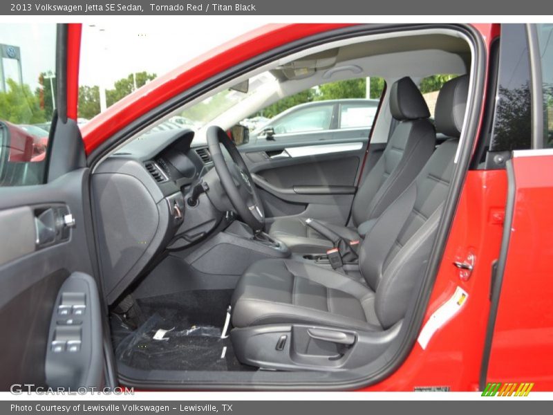 Tornado Red / Titan Black 2013 Volkswagen Jetta SE Sedan