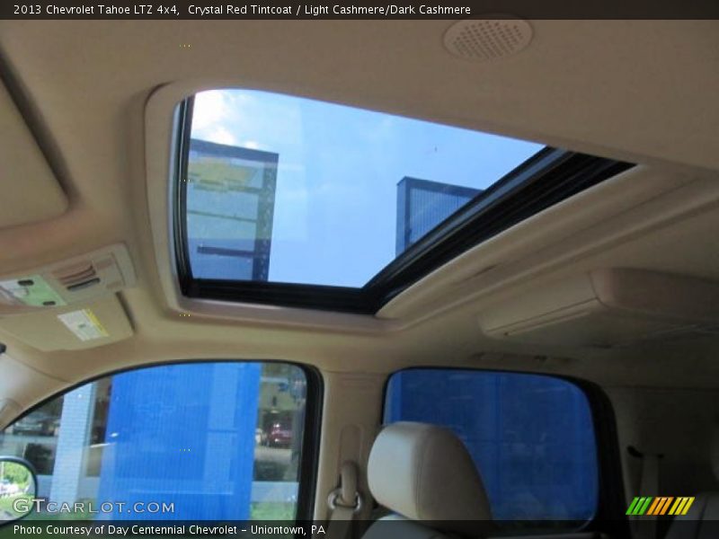 Crystal Red Tintcoat / Light Cashmere/Dark Cashmere 2013 Chevrolet Tahoe LTZ 4x4