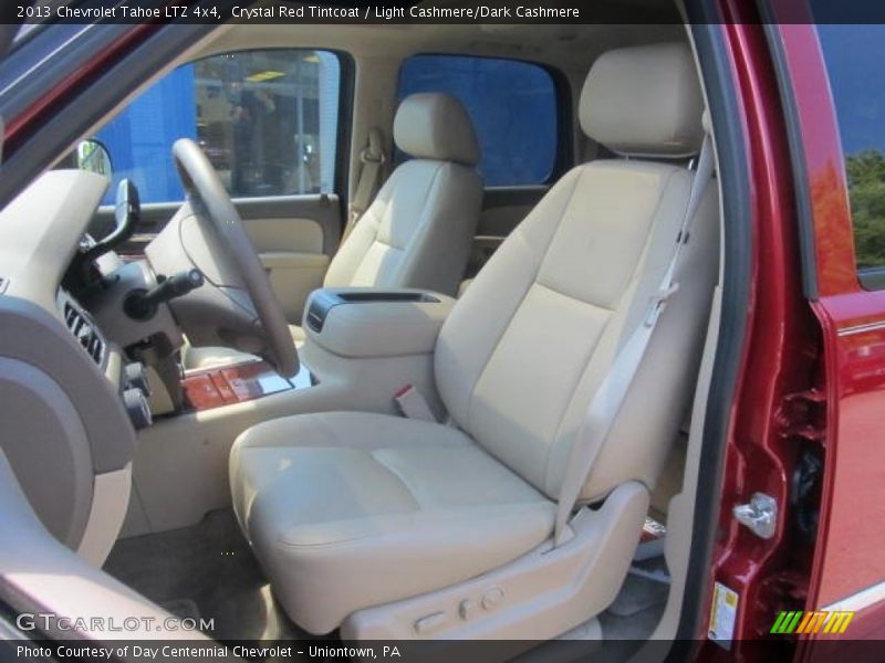 Crystal Red Tintcoat / Light Cashmere/Dark Cashmere 2013 Chevrolet Tahoe LTZ 4x4