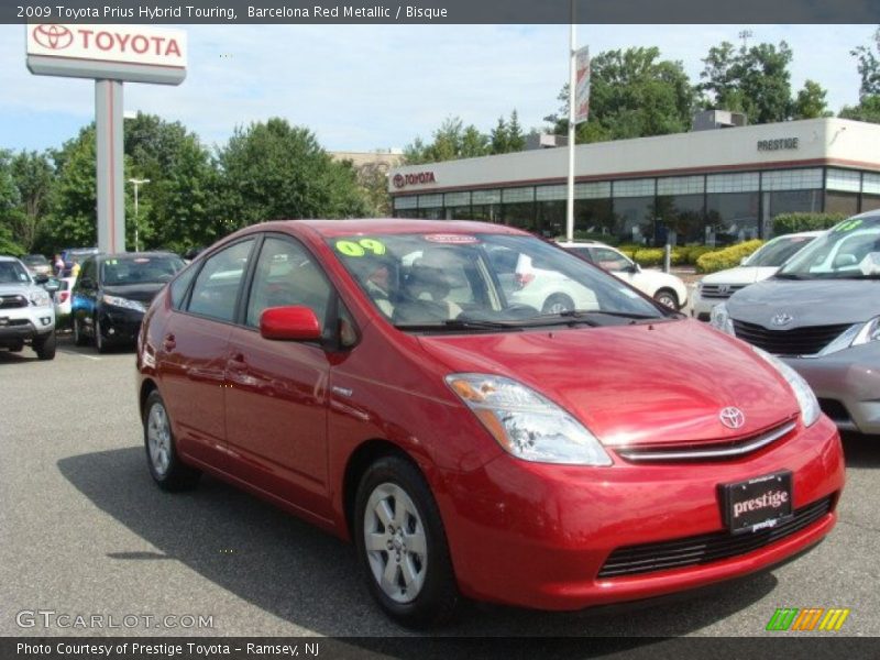 Barcelona Red Metallic / Bisque 2009 Toyota Prius Hybrid Touring