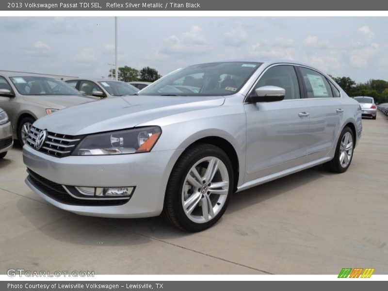 Reflex Silver Metallic / Titan Black 2013 Volkswagen Passat TDI SEL