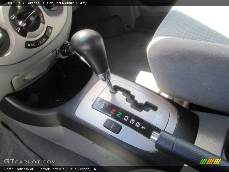 Fusion Red Metallic / Grey 2008 Suzuki Forenza