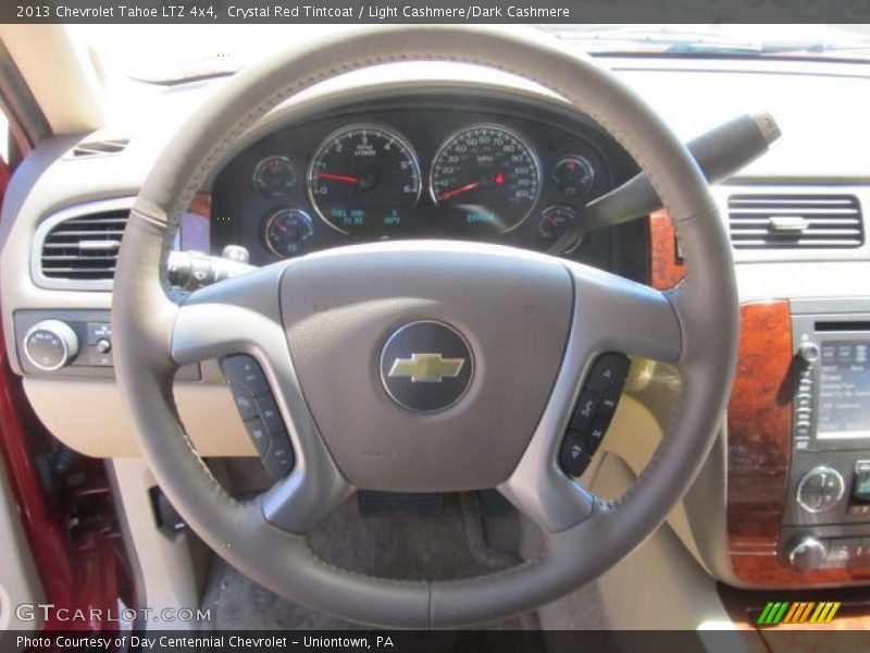Crystal Red Tintcoat / Light Cashmere/Dark Cashmere 2013 Chevrolet Tahoe LTZ 4x4