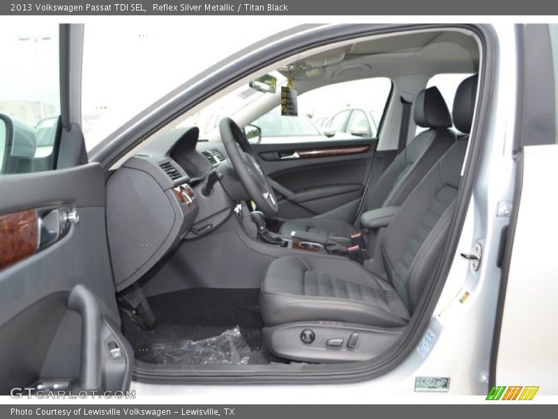 Reflex Silver Metallic / Titan Black 2013 Volkswagen Passat TDI SEL