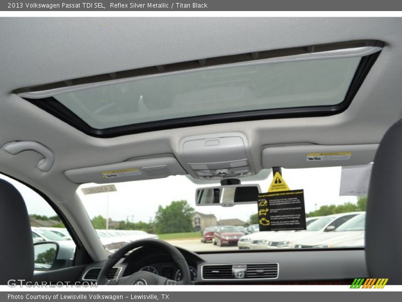 Reflex Silver Metallic / Titan Black 2013 Volkswagen Passat TDI SEL