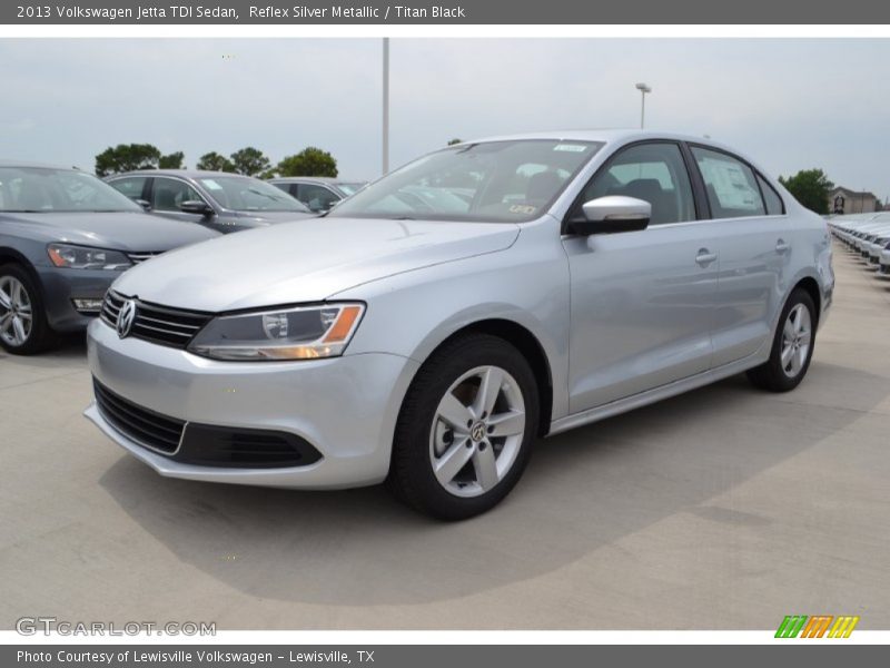 Reflex Silver Metallic / Titan Black 2013 Volkswagen Jetta TDI Sedan