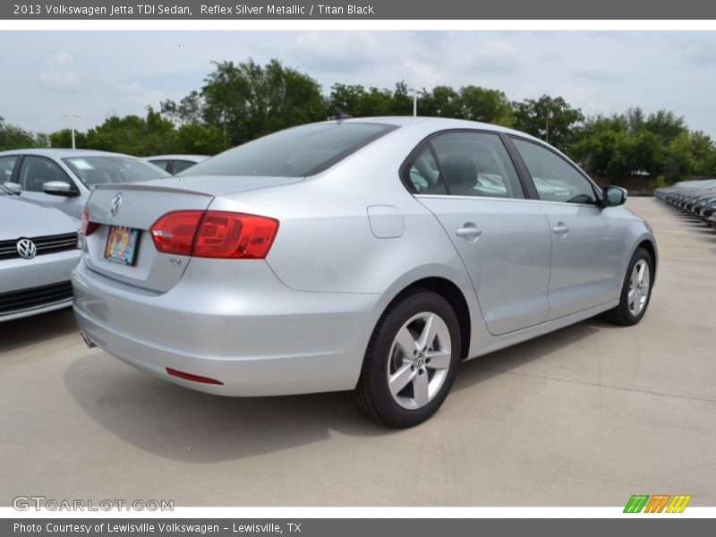 Reflex Silver Metallic / Titan Black 2013 Volkswagen Jetta TDI Sedan